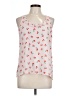 Candie's 100% Polyester White Tank Top Size L - photo 1
