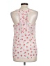 Candie's 100% Polyester White Tank Top Size L - photo 2