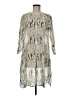 Maya Negri Metallic Silver Casual Dress Size M - photo 1
