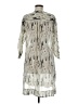 Maya Negri Metallic Silver Casual Dress Size M - photo 2