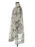 Maya Negri Metallic Silver Casual Dress Size M - photo 5