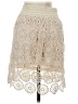 Papillon 100% Polyester Ivory Casual Skirt Size S - photo 2