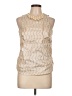 Piazza Sempione Gold Sleeveless Blouse Size EU (IT) 46 / US 10 - photo 1