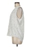 Carolina Belle 100% Polyester Silver Sleeveless Blouse Size M - photo 5