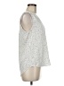 Carolina Belle 100% Polyester Silver Sleeveless Blouse Size M - photo 4