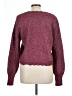 FRYE Tweed Burgundy Pullover Sweater Size L - photo 2