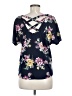 Iz Byer Blue Short Sleeve T-Shirt Size M - photo 2