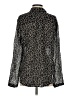 Cloth & Stone Animal Print Black Long Sleeve Blouse Size S - photo 2