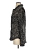 Cloth & Stone Animal Print Black Long Sleeve Blouse Size S - photo 5