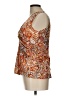 Studio 1940 Orange Sleeveless Blouse Size L - photo 5