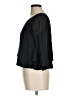 Falcon & Bloom Solid Black 3/4 Sleeve Blouse Size M - photo 5