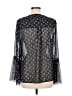 Nanette Lepore 100% Polyester Black 3/4 Sleeve Blouse Size M - photo 2