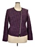 Jaclyn Smith Tweed Purple Jacket Size XXL - photo 1