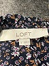 Ann Taylor LOFT Animal Print Black Long Sleeve Blouse Size S - photo 7