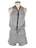 So Nice Houndstooth Gray Romper Size L - photo 1