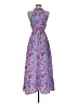 Likely 100% Polyester Paisley Blue Casual Dress Size 2 - photo 2