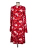 Old Navy Print Red Casual Dress Size M (tall) - photo 2