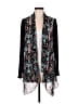Sunny Leigh 100% Polyester Black Kimono Size L - photo 1