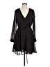 Lumiere 100% Polyester Polka Dots Black Casual Dress Size L - photo 1