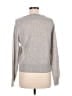 Tahari 100% Cashmere Floral Gray Cashmere Pullover Sweater Size M - photo 2