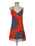 Judith March Graphic Orange Casual Dress Size S - photo 1