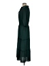 Connected Apparel 100% Polyester Green Casual Dress Size 4 - photo 5