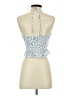 Winston White Blue Sleeveless Blouse Size XS - photo 2