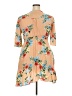 Unbranded 100% Rayon Floral Tan Casual Dress Size XXL - photo 2