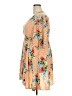 Unbranded 100% Rayon Floral Tan Casual Dress Size XXL - photo 5