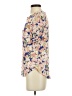 J.Crew 100% Silk Floral Pink Short Sleeve Silk Top Size 0 - photo 5