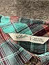 Woolrich Plaid Teal Short Sleeve Button-Down Shirt Size L - photo 7