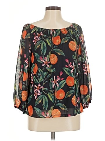 G by Giuliana Rancic 3/4 Sleeve Blouse (view 1)