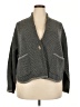 Madewell Chevron-herringbone Gray Wool Blazer Size XXL - photo 1