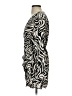 H&M Animal Print Ivory Cocktail Dress Size XS - photo 5