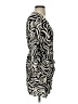 H&M Animal Print Ivory Cocktail Dress Size XS - photo 4