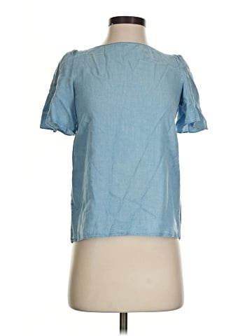 Massimo Dutti Short Sleeve Blouse (view 1)