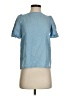 Massimo Dutti Blue Short Sleeve Blouse Size 2 - photo 1