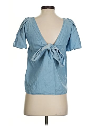 Massimo Dutti Short Sleeve Blouse (view 2)