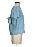 Massimo Dutti Blue Short Sleeve Blouse Size 2 - photo 4