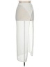 Superdown Ivory Casual Skirt Size XL - photo 1