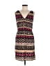 5/48 100% Polyester Print Black Casual Dress Size M - photo 1