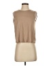 Lulus Tan Sleeveless T-Shirt Size S - photo 1