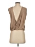 Lulus Tan Sleeveless T-Shirt Size S - photo 2