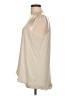 Express 100% Polyester Tan Sleeveless Blouse Size L - photo 5