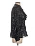 Sandro Polka Dots Black Long Sleeve Blouse Size S - photo 4