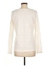 Ann Taylor LOFT Ivory Long Sleeve Top Size L - photo 2