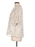 Pleione 100% Polyester Ivory 3/4 Sleeve Blouse Size L - photo 5
