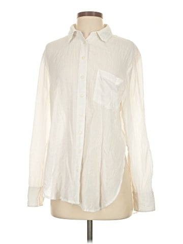 Free People Long Sleeve Button-Down Shirt (view 1)