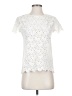 Talbots Ivory Short Sleeve Top Size 2 - photo 1
