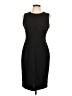 Calvin Klein Solid Black Cocktail Dress Size 10 - photo 1